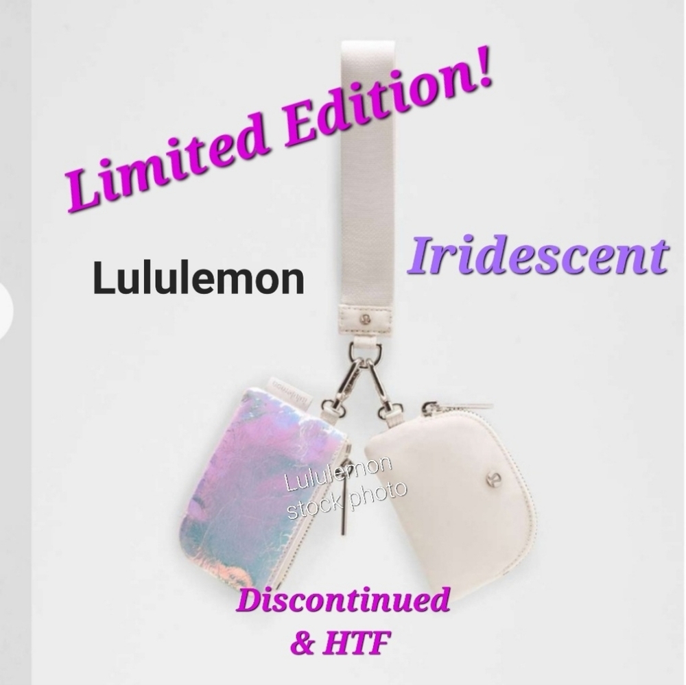 LULULEMON DUAL POUCH IRIDESCENT/BONE LIMITED EDITION
